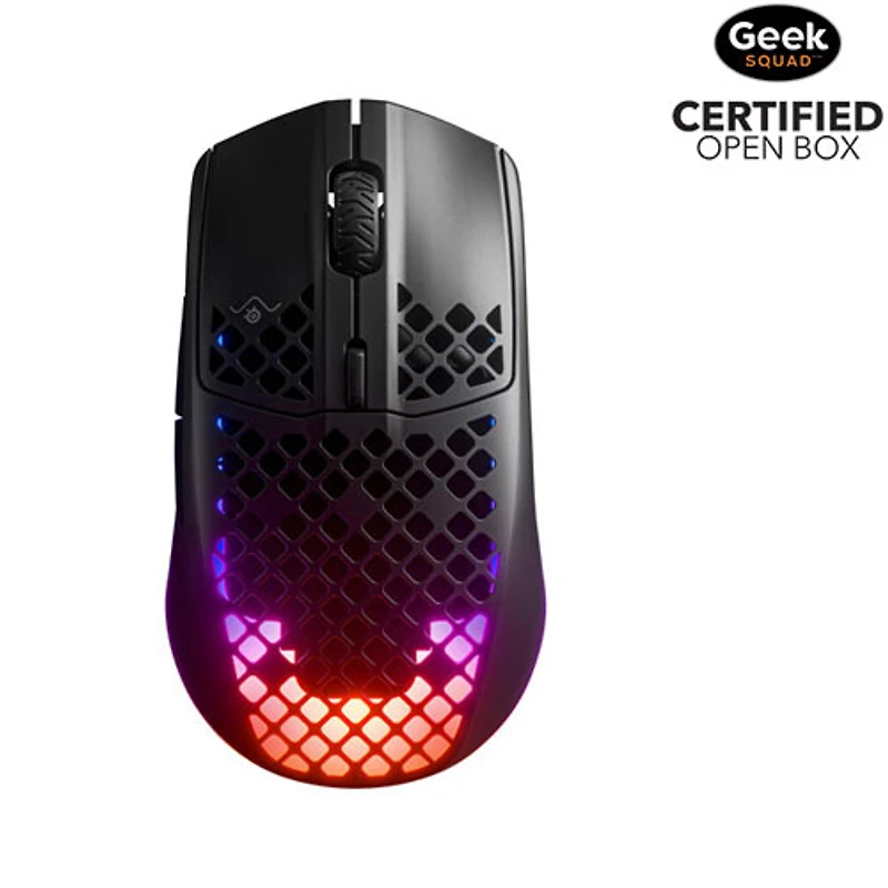 Open Box - SteelSeries Aerox 3 2022 Edition 18000 DPI Bluetooth Optical Gaming Mouse - Black