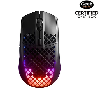Open Box - SteelSeries Aerox 3 2022 Edition 18000 DPI Bluetooth Optical Gaming Mouse - Black