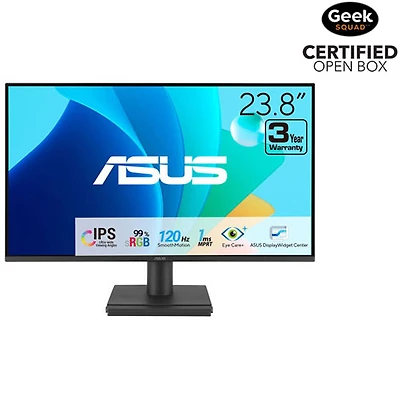 Open Box - ASUS Eye Care 24" FHD 120Hz 1ms GTG IPS LED Gaming Monitor (VA249HG)