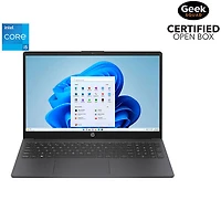 Boîte ouverte - Portable de 15,6 po de HP - Gris ardoise (Core 5-120U d'Intel/RAM 16 Go/SSD 512 Go/Windows 11)