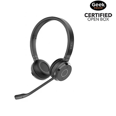 Boîte ouverte - Casque d'écoute Bluetooth sans fil stéréo Evolve 65 TE de Jabra avec microphone intégré (6699-833-309) - Noir