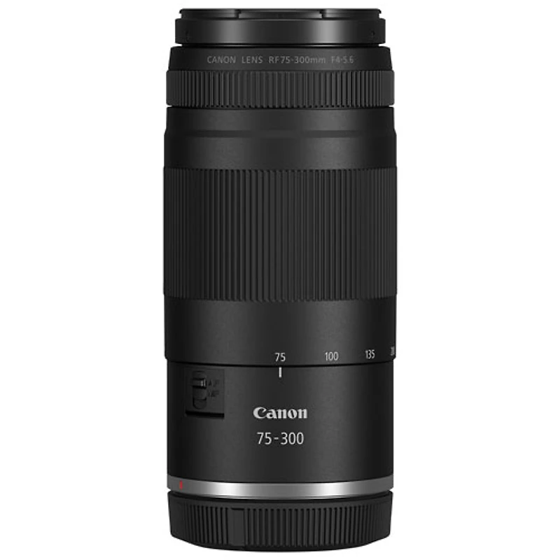 Objectif à moteur c.c. RF 75-300 mm f/4-5,6 de Canon - Noir