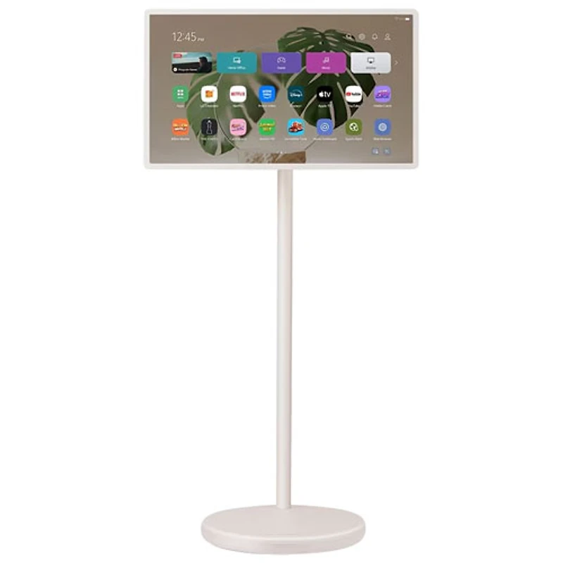 Téléviseur intelligent portatif à écran tactile webOS ACL HDR HD 1080p de 27 po StandbyME 2 de LG (27LX6TYGA) - 2025