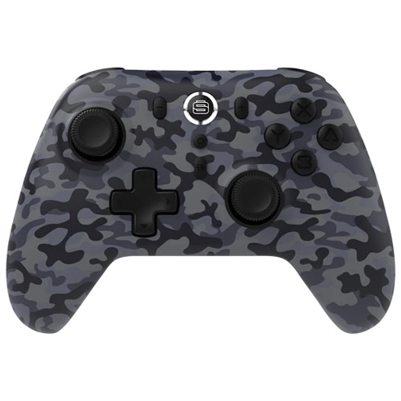 Manette sans fil Pro de Surge pour Switch/Switch 2/PC - Camouflage gris
