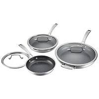 Cuisinart 3-Piece Stainless Steel Cookware Set - Silver