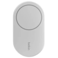 Belkin 15W Qi2 Wireless Charging Stand with MagSafe for iPhone & Apple AirPods - White