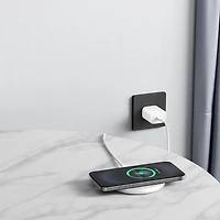Belkin 15W Qi2 Wireless Charging Pad with MagSafe - White
