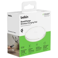 Belkin 15W Qi2 Wireless Charging Pad with MagSafe - White