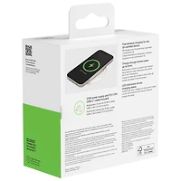 Tapis de chargement sans fil Qi2 de 15 W avec MagSafe de Belkin - Blanc