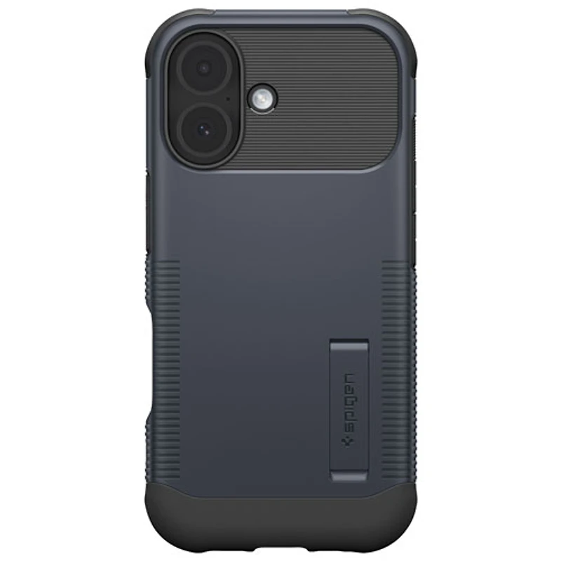 Spigen Slim Armor MagFit Fitted Hard Shell Case with Magnetic Ring for iPhone 17 - Metal Slate