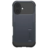 Spigen Slim Armor MagFit Fitted Hard Shell Case with Magnetic Ring for iPhone 17 - Metal Slate