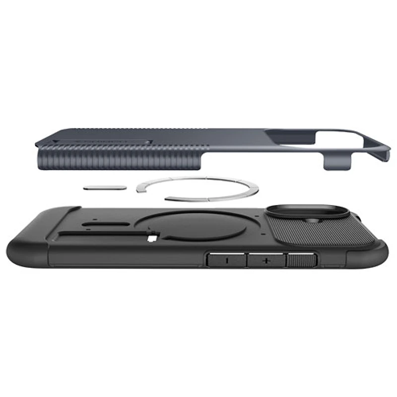 Spigen Slim Armor MagFit Fitted Hard Shell Case with Magnetic Ring for iPhone 17 - Metal Slate