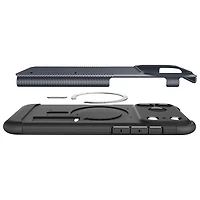 Spigen Slim Armor MagFit Fitted Hard Shell Case with Magnetic Ring for iPhone 17 Pro Max - Metal Slate