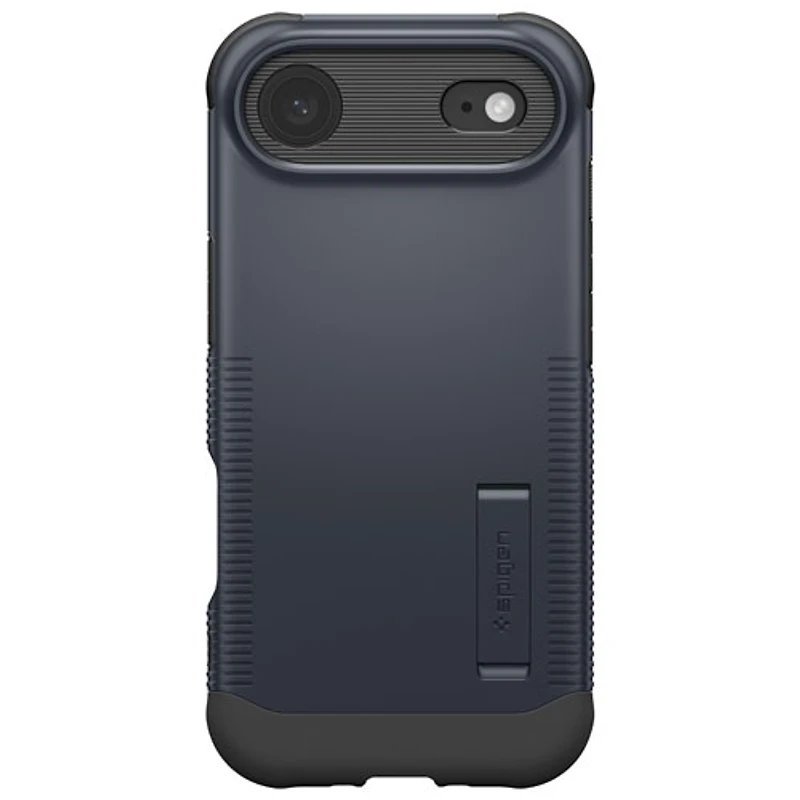 Étui rigide ajusté Slim Armor MagFit de Spigen avec anneau magnétique pour iPhone Air - Ardoise métallique