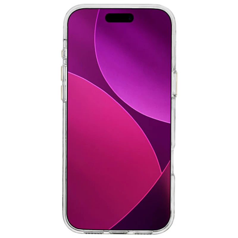Étui rigide ajusté avec MagSafe de Case-Mate pour iPhone 17 Pro Max - Fleurs et pierres/Doré