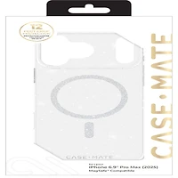 Case-Mate Fitted Hard Shell Case with MagSafe for iPhone 17 Pro Max - SheerTwinkle/Silver