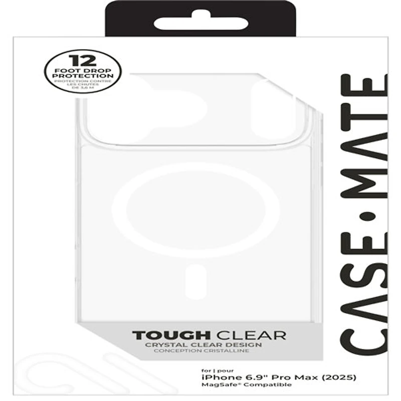 Case-Mate Fitted Hard Shell Case with MagSafe for iPhone 17 Pro Max - Clear