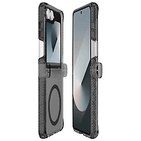 Itskins HYBRID_R Fitted Hard Shell Case for Samsung Galaxy Z Flip7 - Smoke Transparent