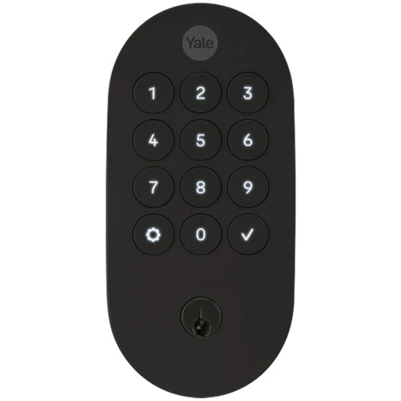 Yale Bluetooth Smart Lock with Keypad & Matter Capability - Black