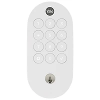 Yale Bluetooth Smart Lock with Keypad & Matter Capability - Snow White