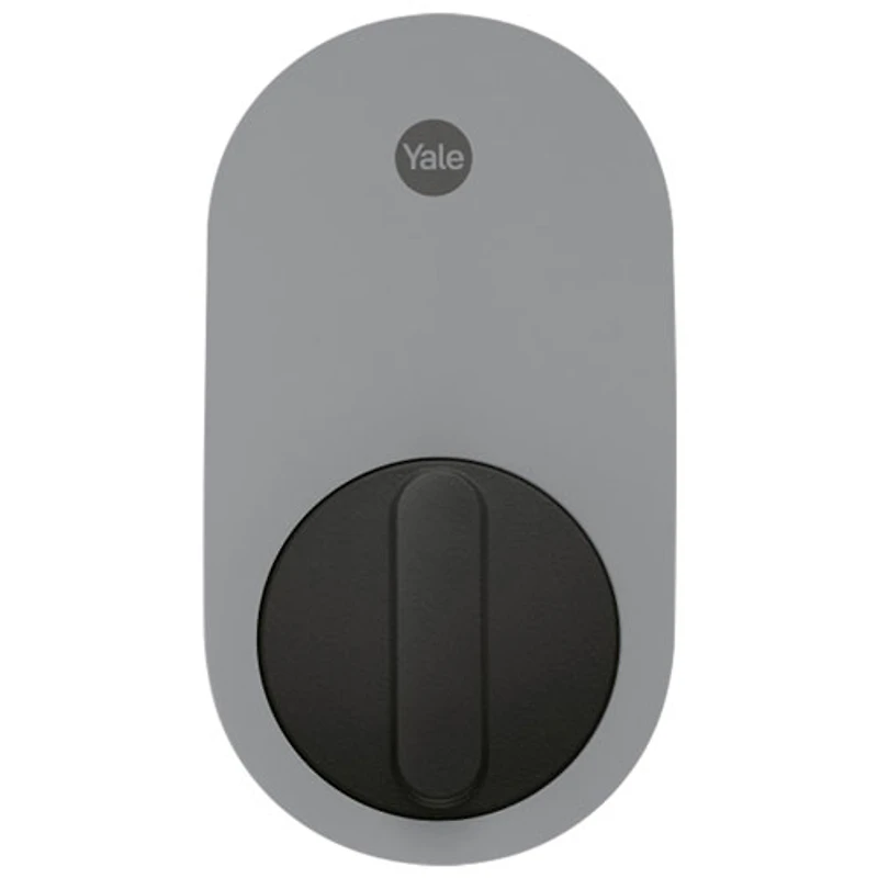 Serrure intelligente Google avec pavé numérique et compatibilité Matter de Yale - Cendré