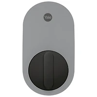 Serrure intelligente Google avec pavé numérique et compatibilité Matter de Yale - Cendré