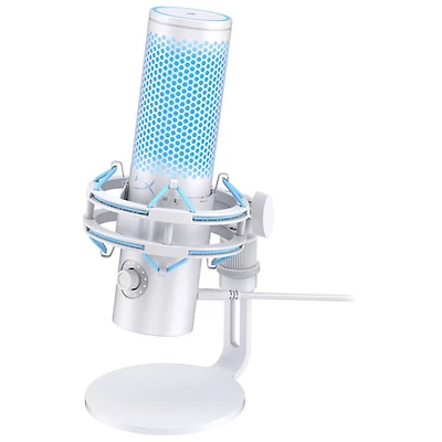 HyperX QuadCast 2 Gaming USB Microphone - Frost