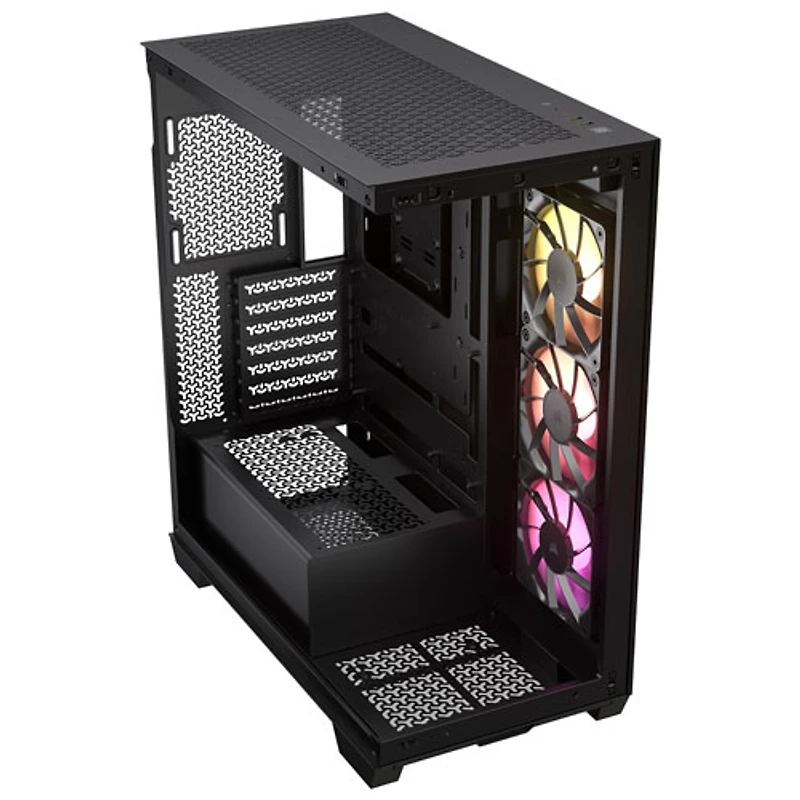 Corsair 3500X RS-R ARGB Mid-Tower ATX Computer Case - Black