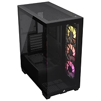 Corsair 3500X RS-R ARGB Mid-Tower ATX Computer Case - Black