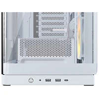 Boîtier d'ordinateur mi-hauteur ATX 4500X ARGB FRAME de Corsair - Blanc