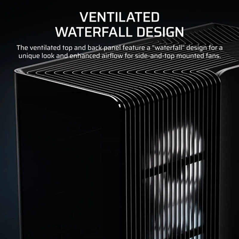 Boîtier d'ordinateur mi-hauteur ATX 4500X ARGB FRAME de Corsair - Noir