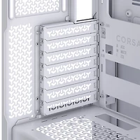 Tour d'ordinateur intermédiaire ATX 3500X RS-R ARGB de Corsair - Blanc