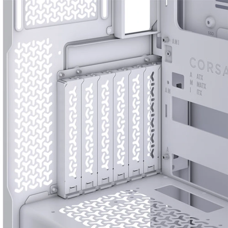 Tour d'ordinateur intermédiaire ATX 3500X RS-R ARGB de Corsair - Blanc