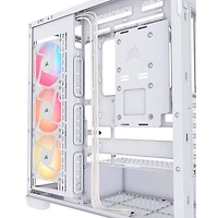 Tour d'ordinateur intermédiaire ATX 3500X RS-R ARGB de Corsair - Blanc