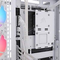 Tour d'ordinateur intermédiaire ATX 3500X RS-R ARGB de Corsair - Blanc