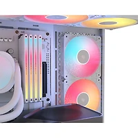 Tour d'ordinateur intermédiaire ATX 3500X RS-R ARGB de Corsair - Blanc