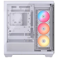 Tour d'ordinateur intermédiaire ATX 3500X RS-R ARGB de Corsair - Blanc