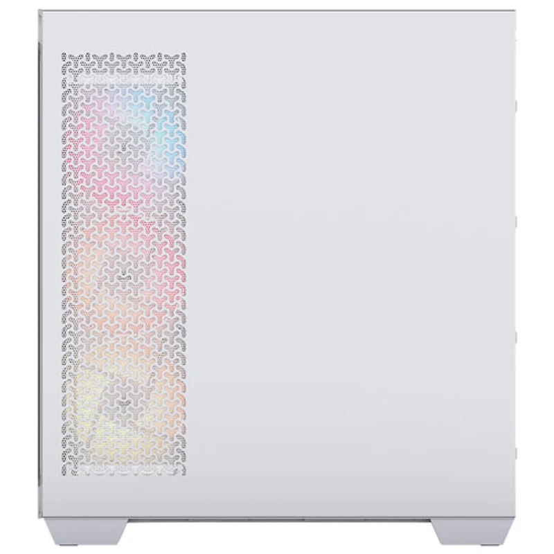 Tour d'ordinateur intermédiaire ATX 3500X RS-R ARGB de Corsair - Blanc