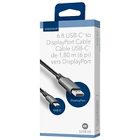 Câble USB-C à DisplayPort UHD 4K de 2 m (6 pi) d'Insignia (NS-PCKCD626-C) - Exclusivité Best Buy