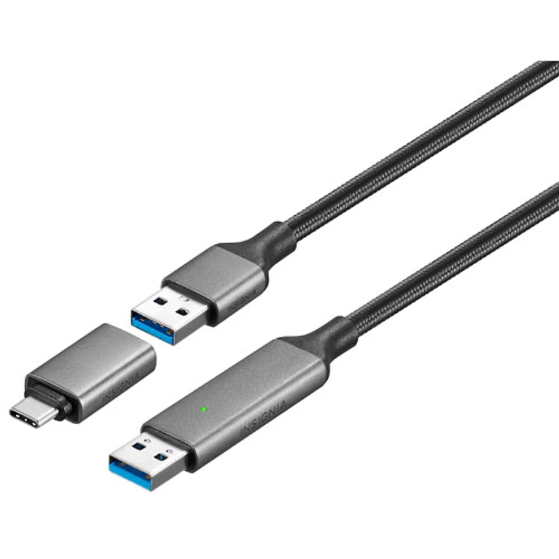 Câble USB-A de 1,83m (6 pi) avec adaptateur USB-C d'Insignia (NS-PCK336C26-C) - Exclusivité Best Buy