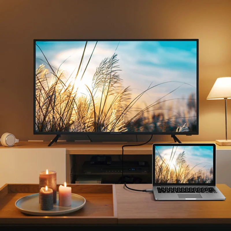 Câble DisplayPort 4K à HDMI de 1,8 m (6 pi) d'Insignia - Noir - Exclusivité Best Buy