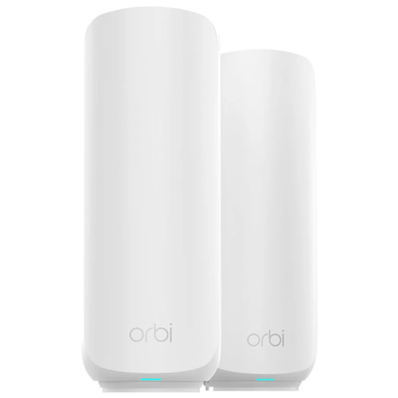 NETGEAR Orbi Whole Home Mesh Wi-Fi 7 System (RBE372-100CNS) - 2 Pack
