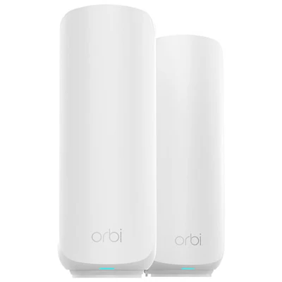 NETGEAR Orbi Whole Home Mesh Wi-Fi 7 System (RBE372-100CNS) - 2 Pack