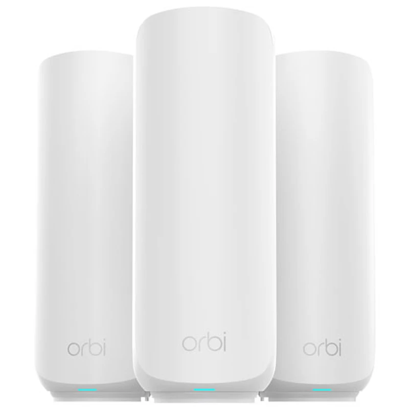 NETGEAR Orbi Whole Home Mesh Wi-Fi 7 System (RBE373-100CNS) - 3 Pack