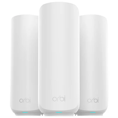 NETGEAR Orbi Whole Home Mesh Wi-Fi 7 System (RBE373-100CNS) - 3 Pack