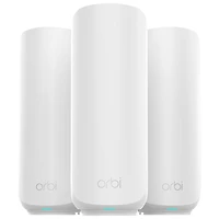 NETGEAR Orbi Whole Home Mesh Wi-Fi 7 System (RBE373-100CNS) - 3 Pack