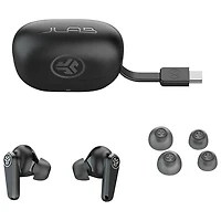 Écouteurs boutons 100 % sans fil à suppression du bruit Go Pods de JLab - Noir