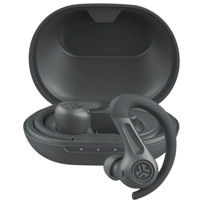 JLab JBuds Sport In-Ear Noise Cancelling True Wireless Earbuds - Graphite