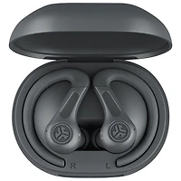 JLab JBuds Sport In-Ear Noise Cancelling True Wireless Earbuds - Graphite