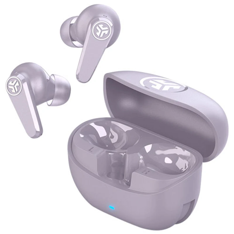Écouteurs boutons 100 % sans fil à suppression du bruit Go Pop de JLab - Lilas